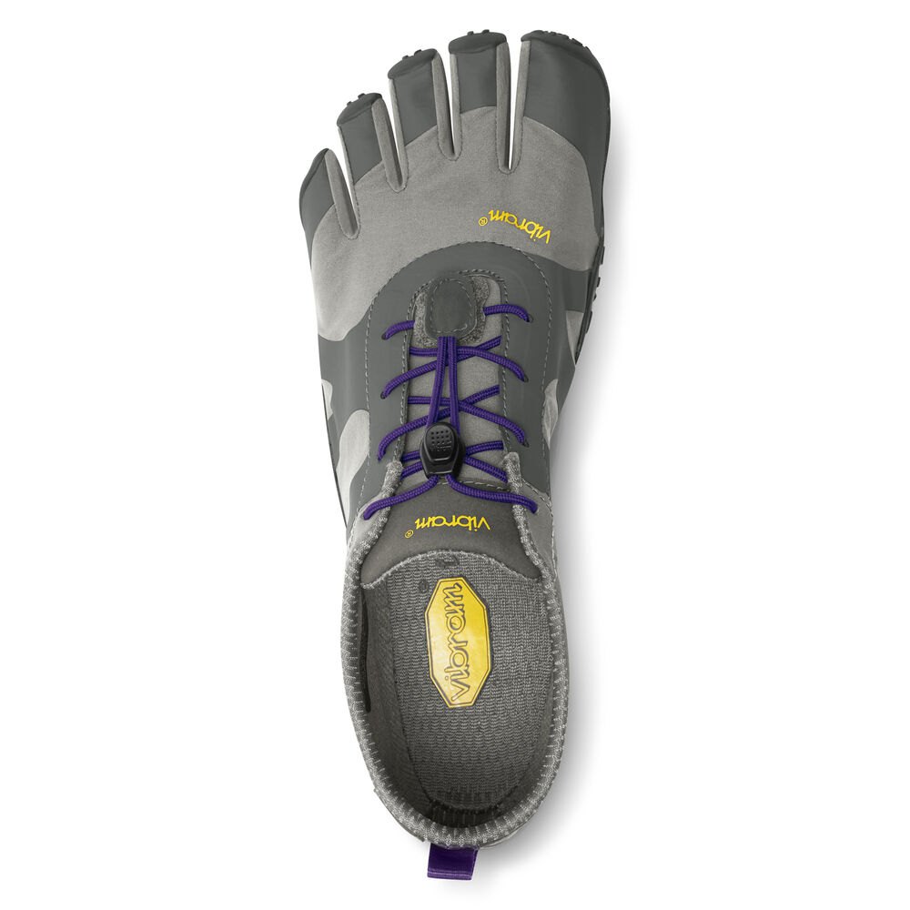 Vibram Five Fingers Womens V-Alpha - Trail Shoes Grey/Purple - FLI296587